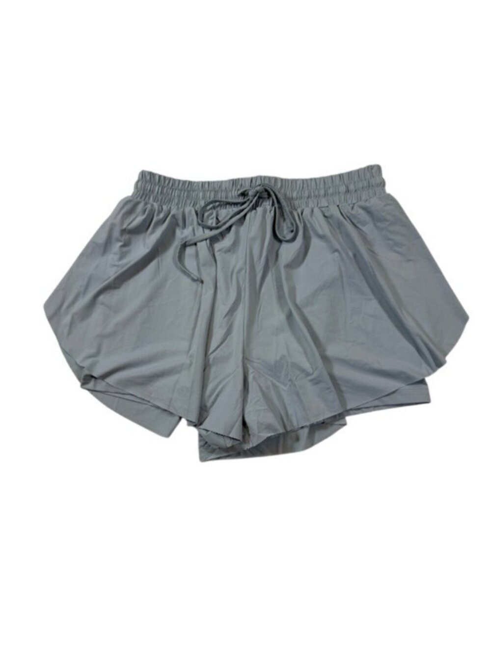 Altar'd State Revival slate blue wmns large Athletic Shorts Drawstring (G908)